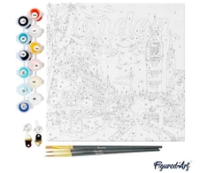 Figured'Art Tapybos pagal skaičius rinkinys - Londonas