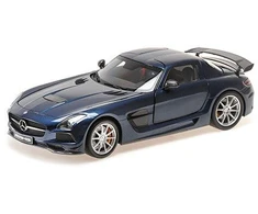Mercedes-Benz SLS AMG Juodas Series, 2013 - 1:18 Minichamps