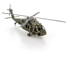 Metal Earth Metalinė 3D dėlionė - Sikorsky UH-60 Juodas Hawk sraigtasparnis