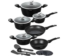 Klausberg KB-7322 15 dalių granito nelimpančių indų rinkinys