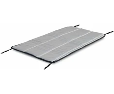 Aio Factory Dygsniuota putplasčio pagalvėlė 150x50 cm tamsiai pilka