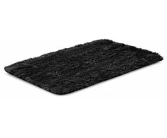 Aio Factory Neslystantis Shaggy kilimas, 80x120 cm, juodas