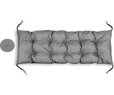 Aio Factory Sodo pagalvėlė 100x50 cm sūpynių suoliukui, padėklui, vandeniui atspari, pilka