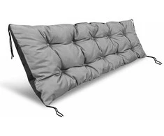 Aio Factory Sodo pagalvėlė 120x40 cm palečių suoliukui, vandeniui atspari, pilka