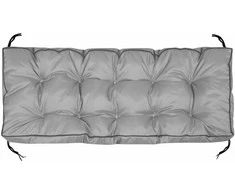 Aio Factory Sodo pagalvėlė 120x40 cm su aukštu kraštu palečių suoliukui, vandeniui atspari, pilka