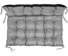 Aio Factory Sodo pagalvėlių komplektas 120/80 cm + 120/40 cm palečių suoliukui, atsparus vandeniui, pilkas