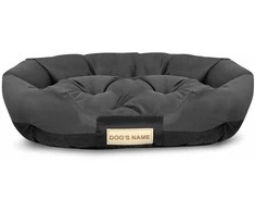 Aio Factory Šuns guolis 115x95 cm, personalizuotas, vandeniui atsparus, juodas