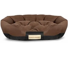 Aio Factory Šuns guolis 130x105 cm, personalizuotas, vandeniui atsparus, rudas