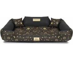 Aio Factory Šuns guolis KINGDOG 100x75 cm, personalizuotas, vandeniui atsparus, auksiniai kaulai