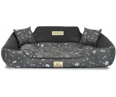 Aio Factory Šuns guolis KINGDOG 100x75 cm, personalizuotas, vandeniui atsparus, sidabriniai kaulai