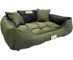 Aio Factory Šuns guolis KINGDOG 130x105 cm, personalizuotas, atsparus vandeniui, žalias