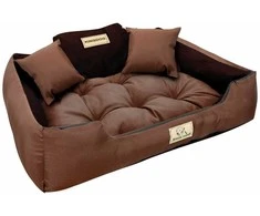 Aio Factory Šuns guolis KINGDOG 145x115 cm, personalizuotas, atsparus vandeniui, rudas