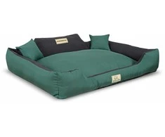 Aio Factory Šuns guolis KINGDOG MM43 115x95 cm, nuimamas, personalizuotas, neslystantis, žalias