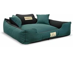 Aio Factory Šuns guolis KINGDOG MM43 75x65 cm, nuimamas, personalizuotas, neslystantis, žalias