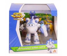 Alpha Group "Super Wings" lėktuvas "Articulated Action Astra" 8 cm