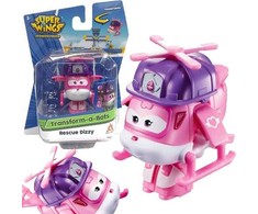 Alpha Group Super Wings transformuojantis robotas Dizzy Rescue 5cm