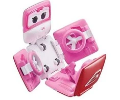 Auldey Super Wings transformuojama figūrėlė lėktuvas-robotas Dizzy 10 cm