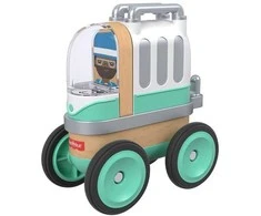 Brak Danych Medinis "Fisher Price Wonder Makers" namelis ant ratų