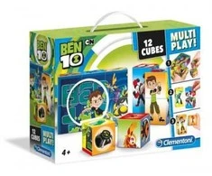 Clementoni Disney Ben 10 dėlionės kaladėlės 12 vnt.