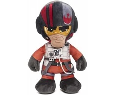 Mattel DISNEY STAR WARS PLUSH POE IN UNIQUE VELBOA 17CM