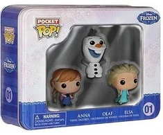 Funko Pocket POP! Ledo šalis Elsa Anna Olaf 3 vnt. pakuotė