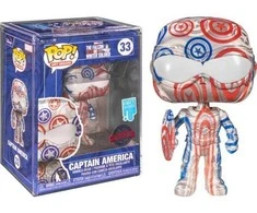Funko POP! Art Series Marvel Kapitono Amerikos dėklas