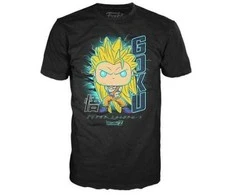 Funko POP! Dragon Ball Z Goku Glow marškinėliai S