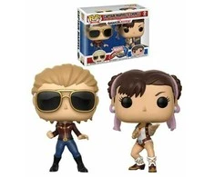 Funko POP! Marvel Kapitonas Marvel prieš Chun-Li 2 pakuotės