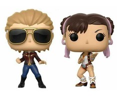 Funko POP! Marvel Kapitonas Marvel prieš Chun-Li 2 pakuotės