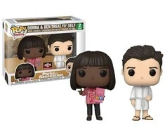 Funko POP! Parks Recreation Donna Ben 2pak specialusis leidimas
