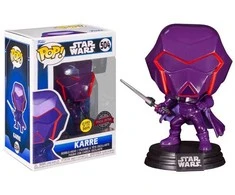 Funko POP! Žvaigždžių karai: vizijos – Karre (Glows in the Dark) specialusis leidimas Vinyl Bobble-Head