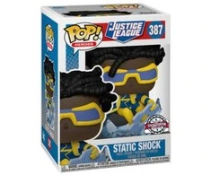 Funko POP! Teisingumo Lyga Static Shock 387 riboto leidimo figūrėlė