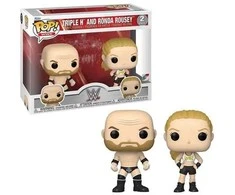 Funko POP! WWE Triple H ir Ronda Rousey figūrėlės (2 vnt. pakuotėje)