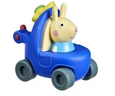 Hasbro Peppa Pig Rebecca Rabbit su transporto priemone 8cm