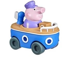 Hasbro Peppa Pig senelio figūrėlės su transporto priemone (8 cm)