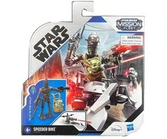 Hasbro Star Wars Mission Fleet greitaeigis motociklas, 5 vnt. pakuotėje