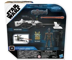 Hasbro Star Wars Mission Fleet greitaeigis motociklas, 5 vnt. pakuotėje