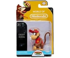 Jakks Pacyfic Nintendo W1 Mario figūrėlė Diddy Kong 78286 6 cm