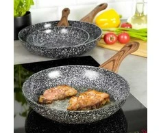King Hoff Kinghoff KH-1030“ granito keptuvių rinkinys - neprideganti kepimo skarda