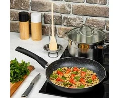 King Hoff Kinghoff KH-3981 keptuvė su nepridegančia marmurine danga, 24 cm