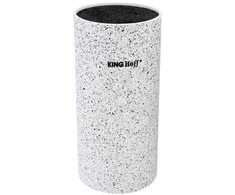 King Hoff Kinghoff“ peilių blokas su marmurine danga KH-1092 elegantiškas peilių laikiklis