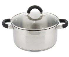 King Hoff Kinghoff KH-4344 modernus nerūdijančio plieno puodas su dangčiu, 20 cm