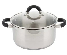 King Hoff Kinghoff KH-4341 modernus nerūdijančio plieno puodas su dangčiu, 14 cm