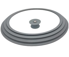 King Hoff Universali Universalus dangtelis, stiklas-silikonas, skersmuo 24, 26, 28 cm kinghoff