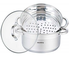 Klausberg KB-7144 nerūdijančio plieno garinimo puodų rinkinys, 24 cm