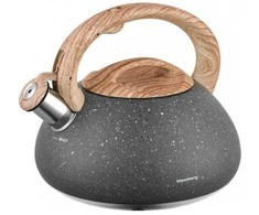 Klausberg KB-7250 švilpiantis virdulys su granito medžio apdaila, 2,7 l