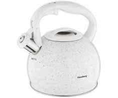 Klausberg KB-7319 marmurinis švilpiantis virdulys 2 l