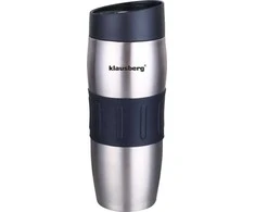 Klausberg KB-7100 termo puodelis su užsegimu, 380 ml, termo puodelis su spragtelėjimu