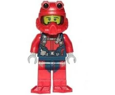 LEGO kaladėlės 952012 "City" naras su fakelo maišeliu