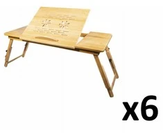 Leobert Bambukinis nešiojamojo kompiuterio stalas XL x 6